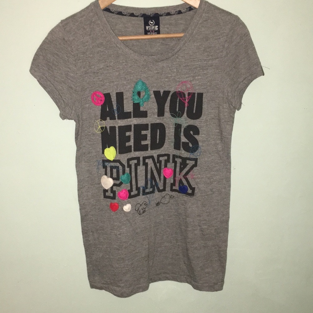 ❌SOLD❌EUC All you need is PINK T-Shirt